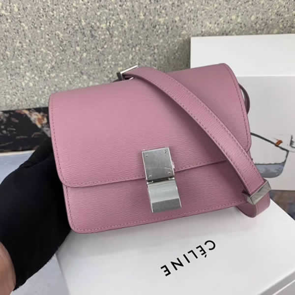 2019 New Fake Celine Pink Box Bag Crossbody Bag 88008